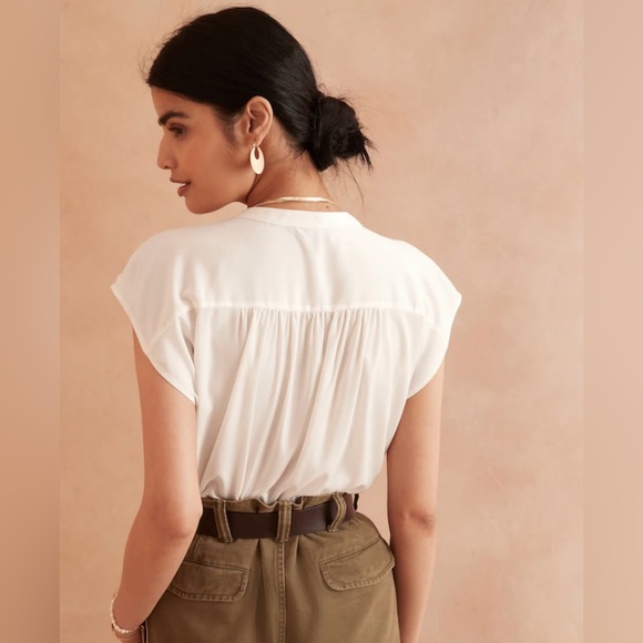 Banana Republic Factory V-Neck Dolman Top | Size Medium - Picture 10 of 13